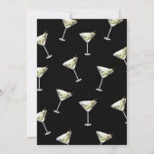 Praat dertig tegen me Dirty Martini 30ste verjaard Kaart (Achterkant)