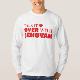 Praat erover met Jehovah, Jezus in T-shirt