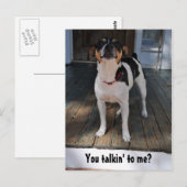 Praat je tegen me? briefkaart (Voorkant / Achterkant)