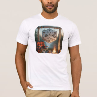 Praat Kamperen met Me – Kampeer vuur Sfeer Shirt
