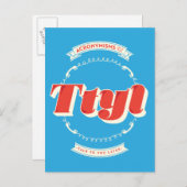 Praat later met je briefkaart (Voorkant / Achterkant)