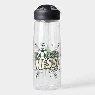 Praat Messi met mij Voetbalfans Waterfles