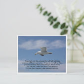 Praat met de dieren briefkaart (Staand voorkant)