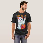 Praat met de gelei bonen schattige kat t-shirt (Voorkant volledig)