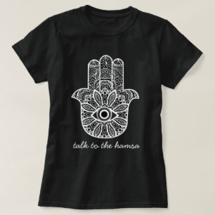 Praat met de Hamsa T-shirt