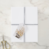 Praat met de hand cadeaulabel (Met Touw)