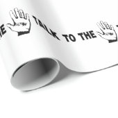 Praat met de hand cadeaupapier (Rol Hoek)