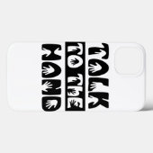 Praat met de hand Case-Mate iPhone case (Achterkant (horizontaal))