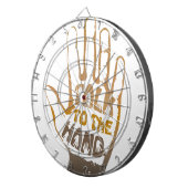 Praat met de hand dartbord (Voorkant Rechts)