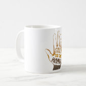 Praat met de hand koffiemok (Voorkant links)