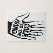 Praat met de hand legpuzzel (Horizontaal)