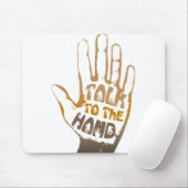 Praat met de hand muismat (Met muis)