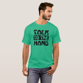 Praat met de hand t-shirt (Voorkant volledig)