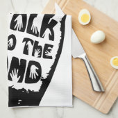 Praat met de hand theedoek (Quarter Fold)