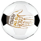 Praat met de hand voetbal (Gedraaid)