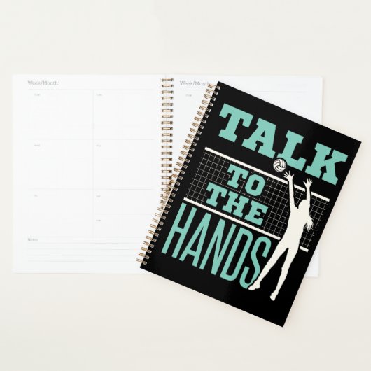 Praat met de Hands Volleyball Player Blocker Planner (Display)