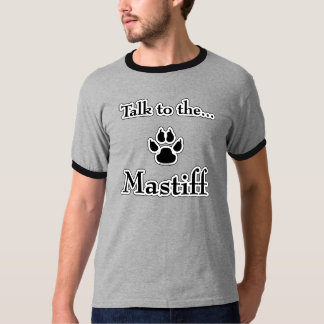 Praat met de Mastiff zwart T-Shirt