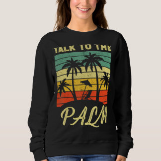 Praat met de palmbomen op het eiland Tropical Trui