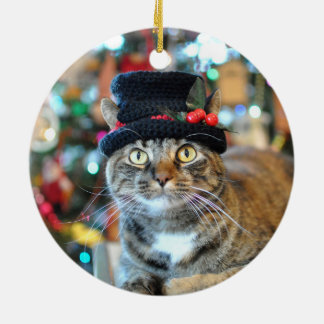 Praat met de Paw 2015-kerstversiering (ontwerp 1) Keramisch Ornament