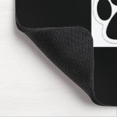 Praat met de Paw. Mousepad Muismat (Hoek)