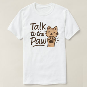 Praat met de poot t-shirt