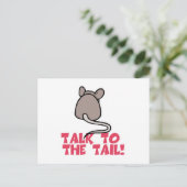Praat met de Tail Mouse Briefkaart (Staand voorkant)