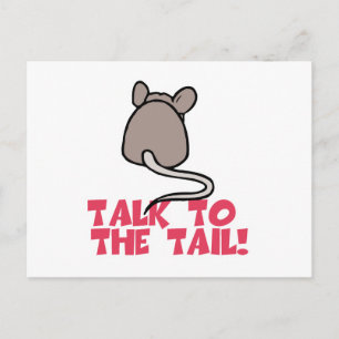 Praat met de Tail Mouse Briefkaart