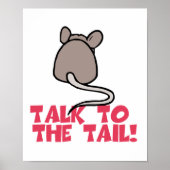 Praat met de Tail Mouse Poster (Voorkant)