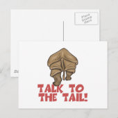 Praat met de Tail Rhino Briefkaart (Voorkant / Achterkant)