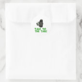 Praat met de Tail Skunk Ronde Sticker (Tas)