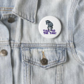Praat met de Tail-Zebra Ronde Button 5,7 Cm (In situ)