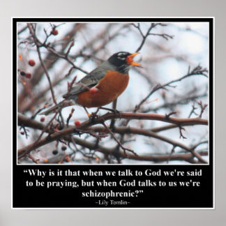 Praat met God Poster