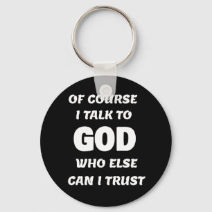 Praat met God Sleutelhanger