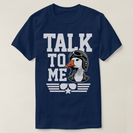Praat met me Goose T-shirt (Design voorkant)