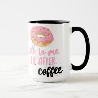Praat met me na de Mok van koffie