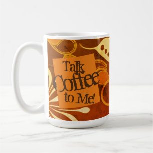 Praat met me over koffie! Art Coffee-Mok Koffiemok
