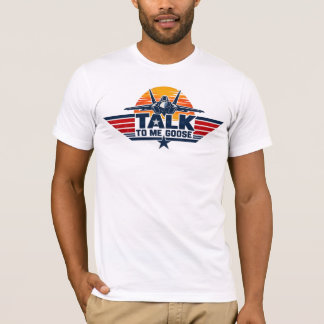 Praat Met Mij Gans Straaljager T-shirt
