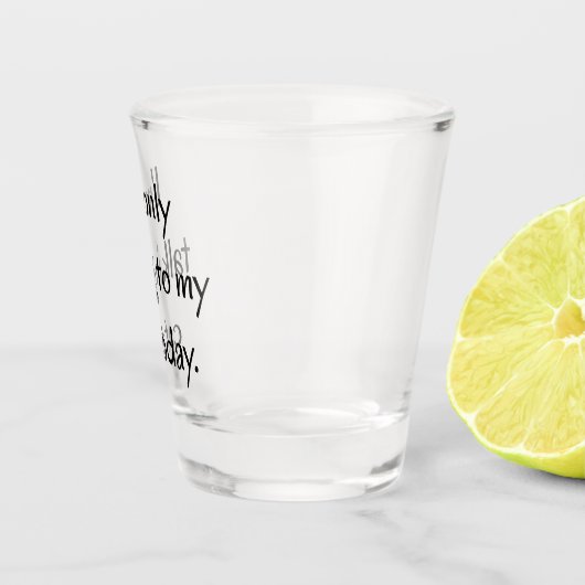 Praat met mijn kat shot glas (Rechts)