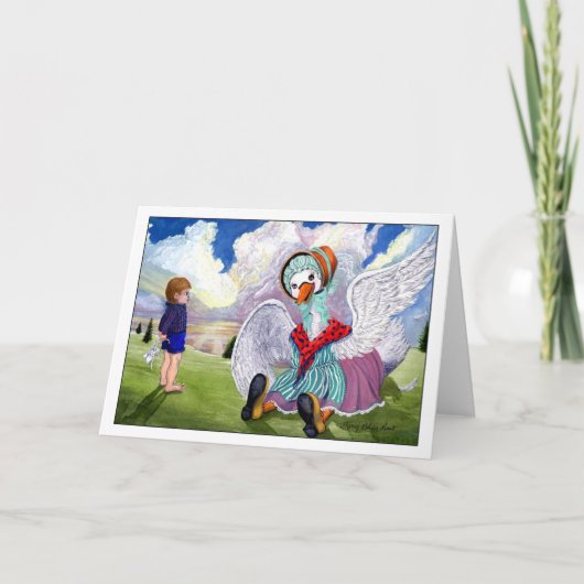 Praat met Moeder Goose Kaart (Voorkant)