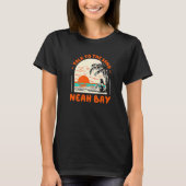 Praat met Sand Neah Bay Beach Washington Ocean S T-shirt (Voorkant)