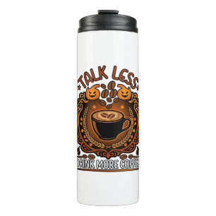 Praat Minder Drink Meer Koffie Beker Halloween Pom