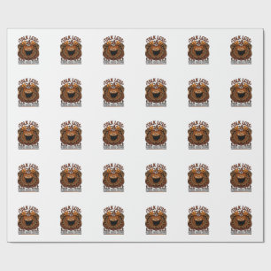 Praat Minder Drink Meer Koffie Beker Halloween Pom Cadeaupapier