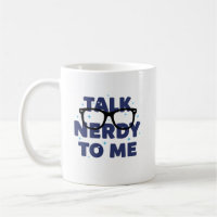 Praat nerdy met mij bril Mok