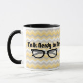 Praat Nerdy tegen me Geek Love Mok (Links)