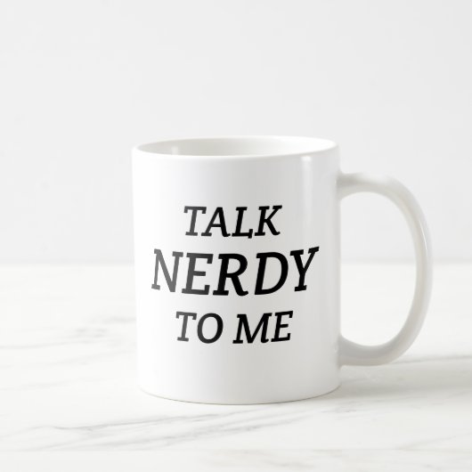 Praat Nerdy tegen me Koffiemok (Rechts)