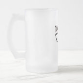 Praat nerdy tegen me met een zwarte geek bril matglas bierpul (Links)