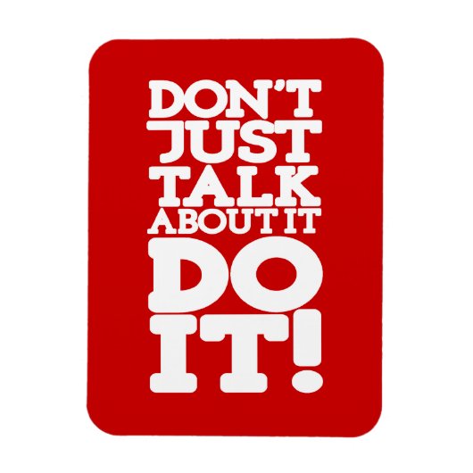 Praat niet alleen over de rode & witte magneet (Verticaal)