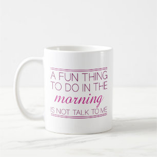 Praat niet met mij koffiemok