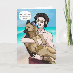 Praat niet met mij of mijn zoon kaart