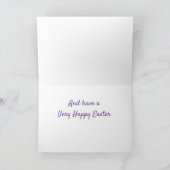 ***PRAAT OVER PAASEIEREN*** FEESTDAGEN KAART (Binnen)